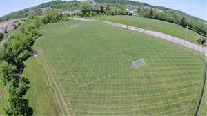 Larkins Field from above